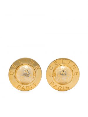 Σκουλαρίκια Céline Pre-owned χρυσό