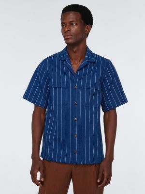 Pruhovaná košeľa King & Tuckfield modrá