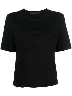 Bavlnené tričko Federica Tosi čierna