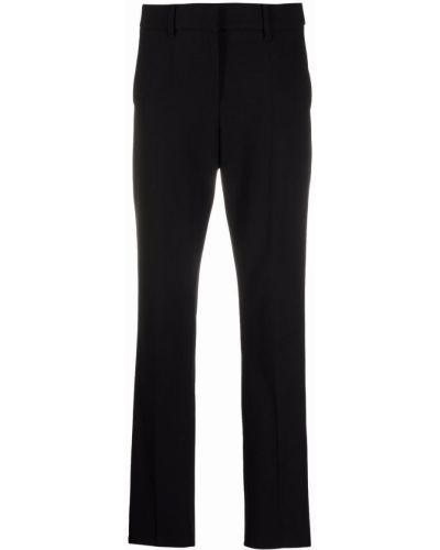 Pantalones ajustados de cintura alta Emporio Armani negro
