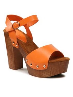 Oranžové sandály Deezee