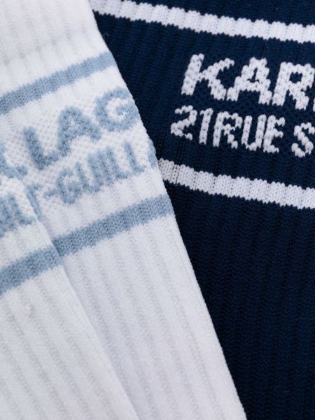 Calcetines con estampado Karl Lagerfeld azul
