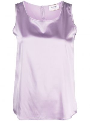 Bluză de mătase fără mâneci Snobby Sheep violet