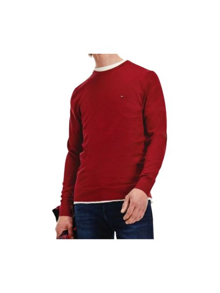 Pull Tommy Hilfiger rouge
