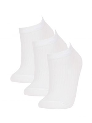 Βαμβακερός κάλτσες Defacto λευκό