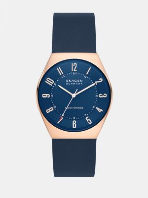 Relojes de cuero Skagen azul