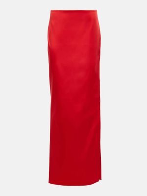 Σατέν φούστα mini Rasario κόκκινο