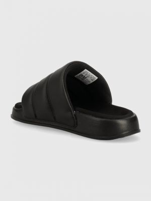 Pantofle na platformě Adidas Originals černé