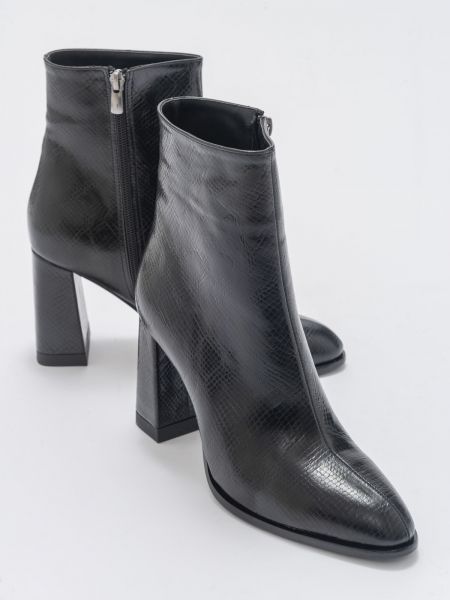 Členkové topánky s potlačou Luvishoes čierna