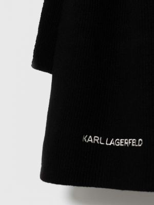 Šal Karl Lagerfeld črna