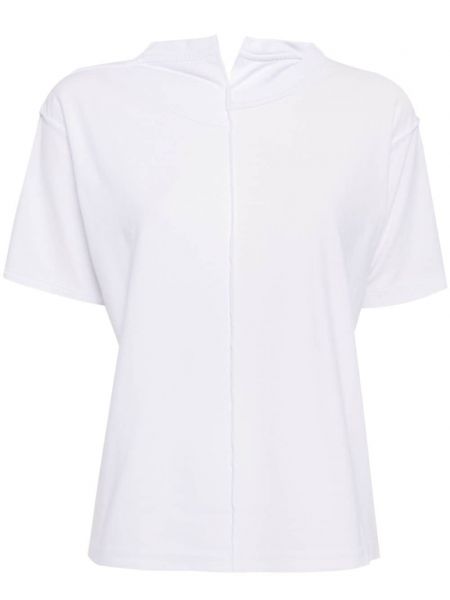 Asimetriškas marškinėliai Hodakova balta