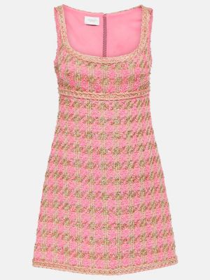 Tweed kleid Giambattista Valli pink