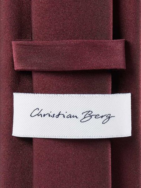 Krawat Christian Berg Men bordowy