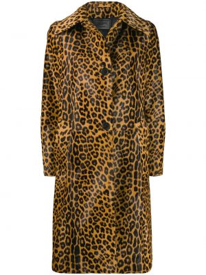 Abrigo con estampado leopardo Prada