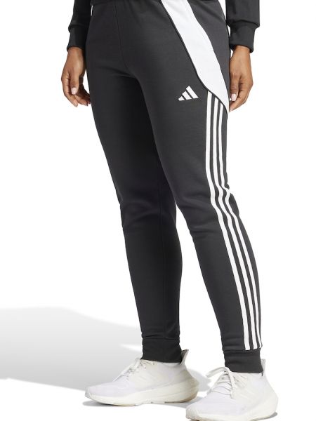 Футбольные брюки на молнии с карманами Adidas Performance черные