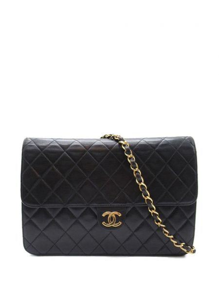 Pikowana torebka Chanel Pre-owned czarna
