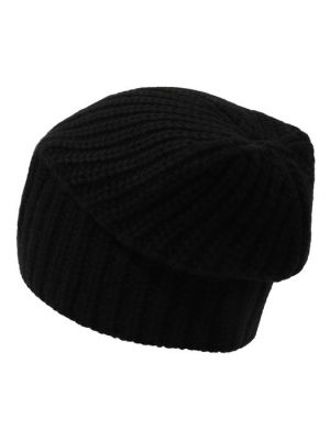 Шерстяная шапка из вискозы Dsquared2 черная