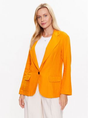 Kabát Sisley narancsszínű