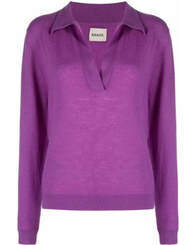 Jersey de tela jersey Khaite violeta