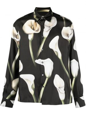 Копринена риза на цветя Lanvin