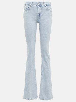 Flared jeans 7 For All Mankind blå