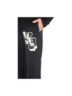 Pantalones de chándal de algodón Y-3 negro