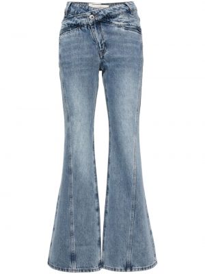 Bootcut jeans Feng Chen Wang blau