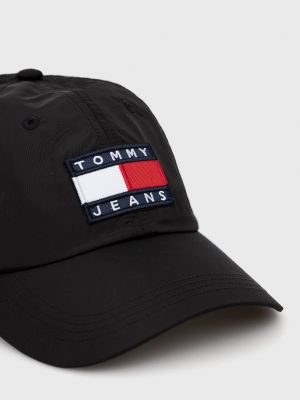 Czapka z daszkiem Tommy Jeans czarna