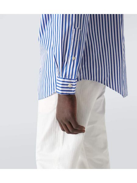 Bombažna srajca s črtami Polo Ralph Lauren
