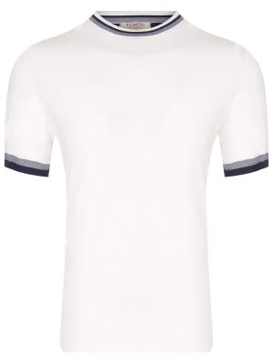 Хлопковая футболка Fioroni Cashmere белая