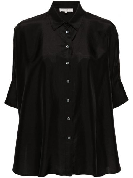 Černá hedvábná košile Antonelli