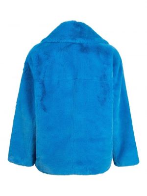 Manteau de fourrure Jakke bleu