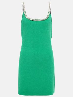 Mini robe à imprimé Rabanne vert
