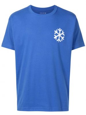 Kokvilnas t-krekls ar apdruku Osklen zils
