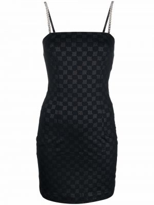 Κοκτέιλ φόρεμα με σχέδιο Misbhv μαύρο