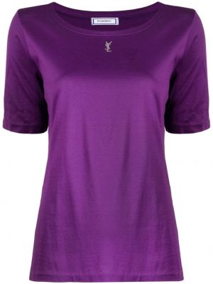 T-shirt Saint Laurent Pre-owned lila