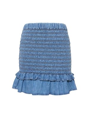 Bavlněné džínová sukně Marant Etoile