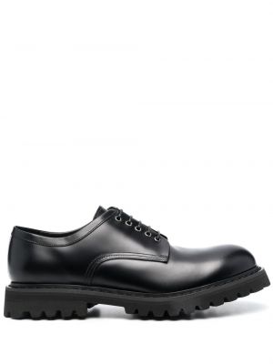 Nėriniuotos oksfordo batai su raišteliais Premiata juoda
