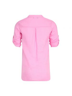 Blusa de lino Doris S rosa