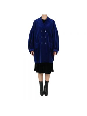 Płaszcz bawełniany Simone Rocha Pre-owned niebieski