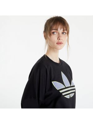 Oversized πουλόβερ Adidas Originals μαύρο
