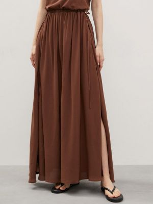 Расклешенная юбка Finn Flare коричневая