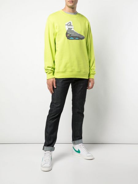 Sweatshirt Mostly Heard Rarely Seen 8-bit grün