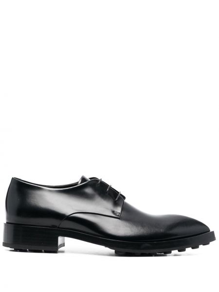 Nėriniuotos oksfordo batai su raišteliais Jil Sander juoda