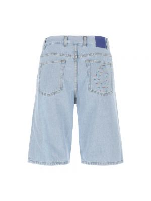 Szorty jeansowe Marcelo Burlon niebieskie