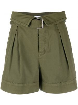 Shorts plissées Pinko vert