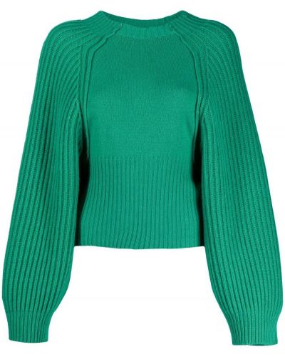 Jersey de punto de tela jersey Stella Mccartney verde