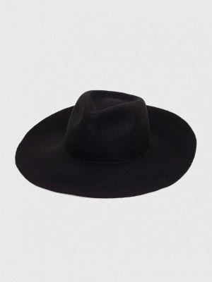 Вълнена шапка с козирки Max&co черно