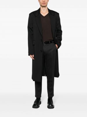 Pantalon à imprimé à motif chevrons Dolce & Gabbana noir