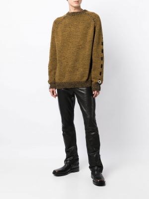 Sweter oversize Toga Virilis brązowy